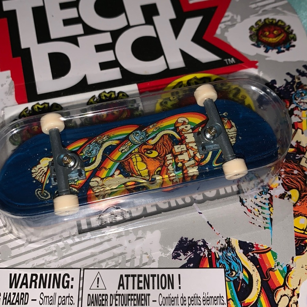 Tech Deck Grimple Stix fingerboard Skateboard Rare Rainbow